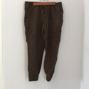 NWOT Linen Joggers